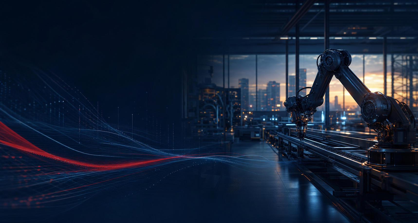 Advanced manufacturing robotics and applied AI in a modern Arkansas facility
